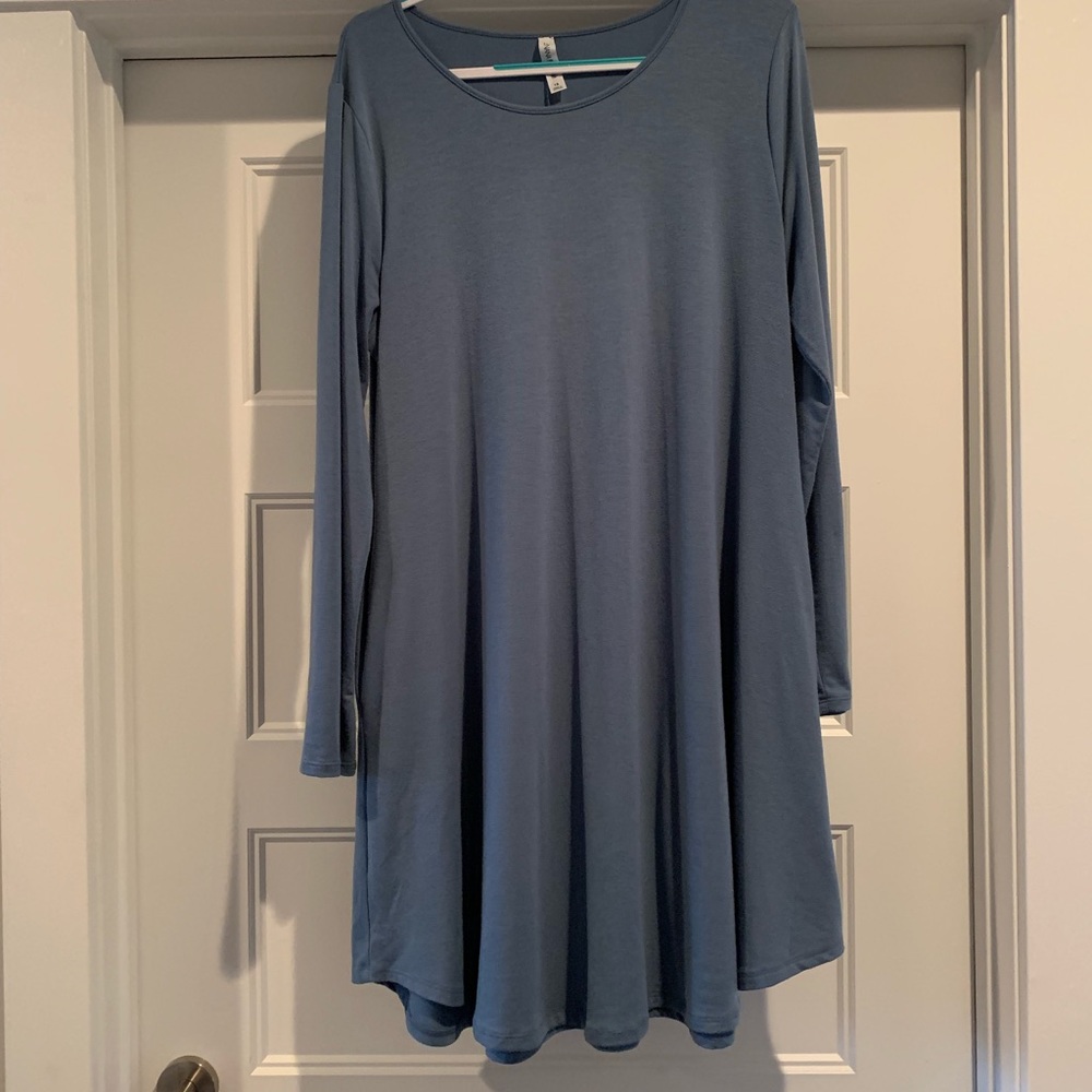 Blue dress